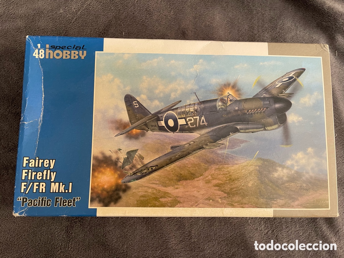 Maquetas: Fairey FIREFLY F/FR MK.I Pacific Fleet 1:48 SORCIAL HOBBY SH 48131 maqueta avi&oacute;n