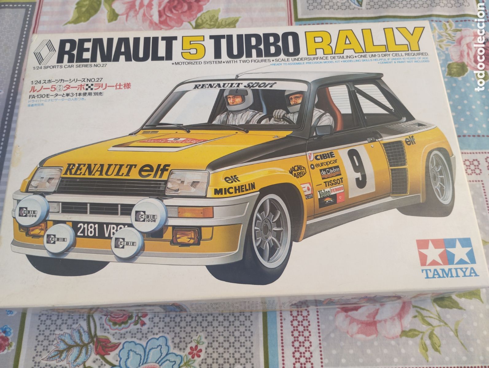 Maquetas: Renault 5 Turbo Rally Tamiya 1/24 sports car series NO.27