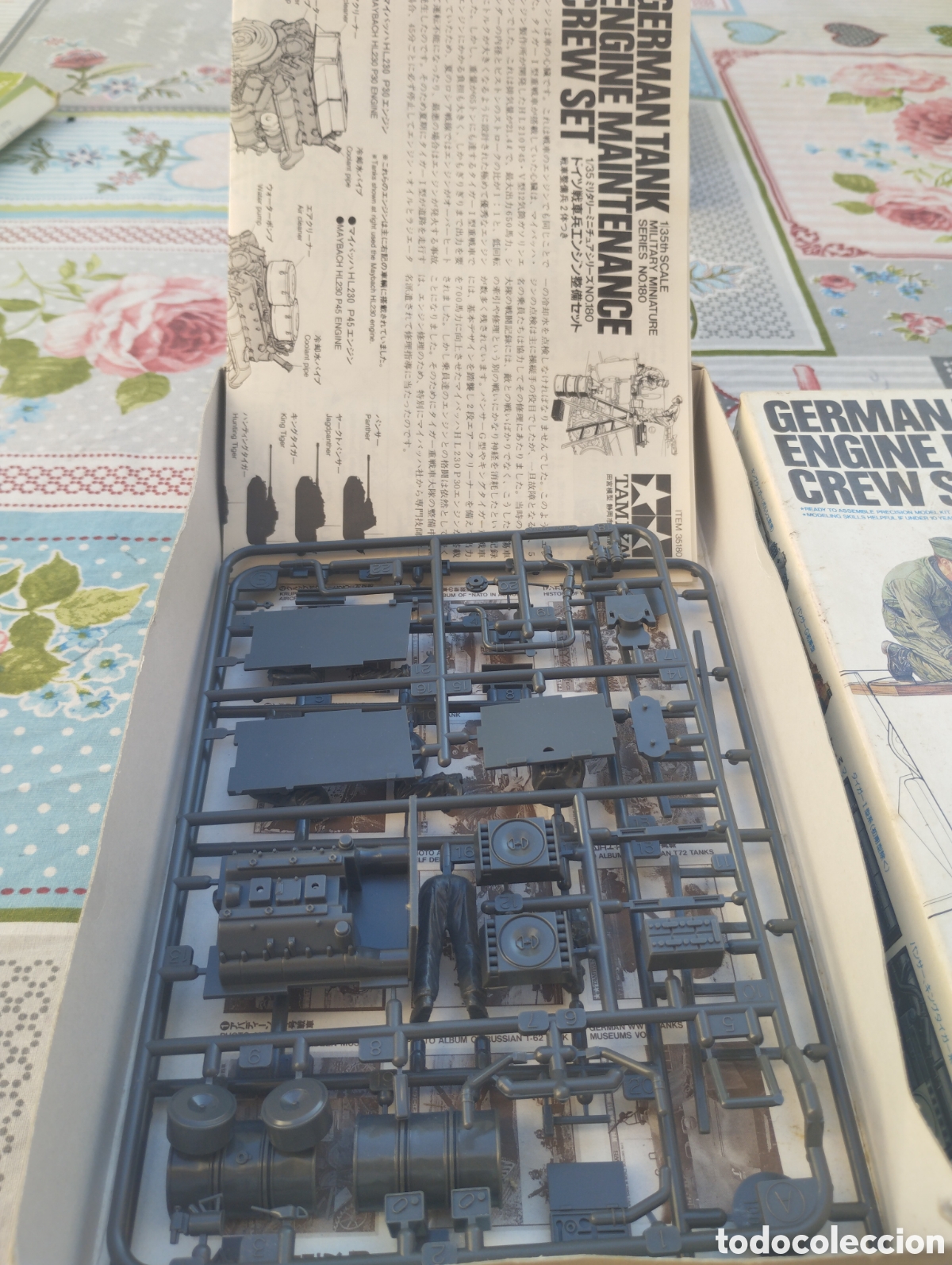 Maquetas: Tamiya German Tank Engine Maitenance Crew Set 1/35NO.180 - Foto 1