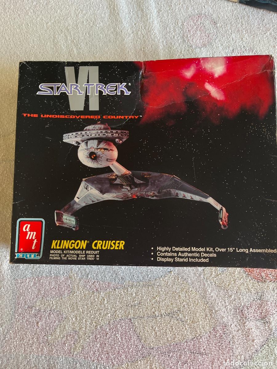 Maquetas: Antigua maqueta AMT de nave Klingon Cruiser de Star Trek. A&ntilde;o 1991