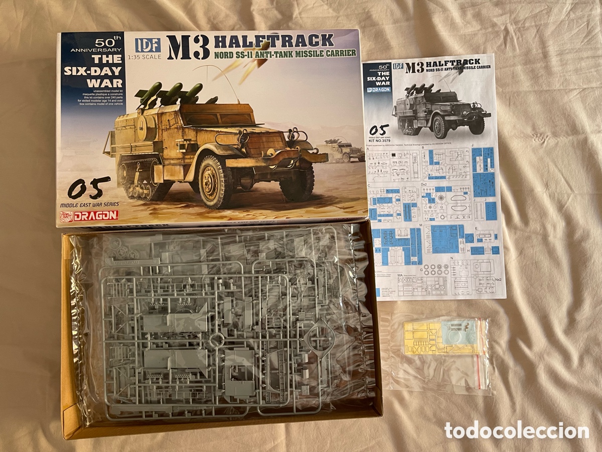 Maquetas: IDF M3 Halftrack Nord SS-11 Anti-Tank Missile Carrier 1:35 DRAGON 3579 maqueta carro semioruga tanqu