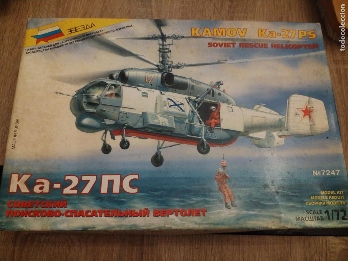 Maquetas: El helic&oacute;ptero de rescate sovi&eacute;tico Ka-27ps