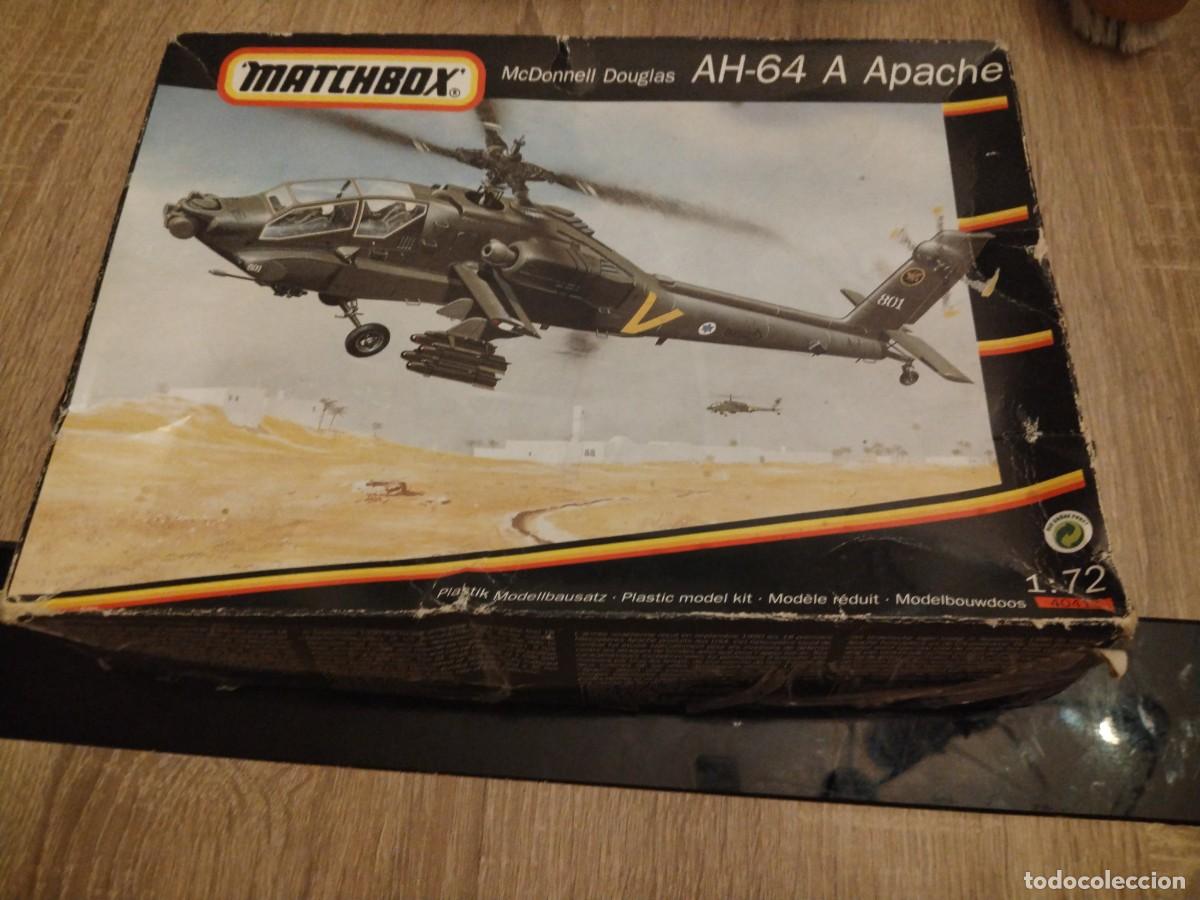 Maquetas: Helic&oacute;ptero de combate - a&ntilde;o 1992-AH-64 A apache -matchbox - Foto 1