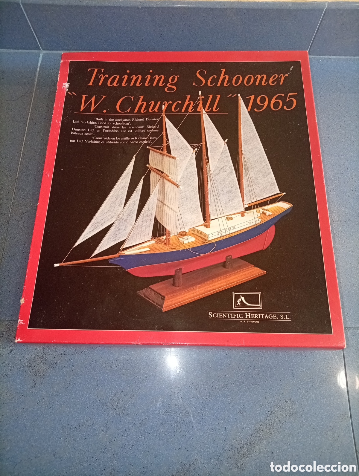 Maquetas: MAQUETA BARCO TRAINING SCHOONER W. CHURCHILL 1965 SCIENTIFIC HERITAGE