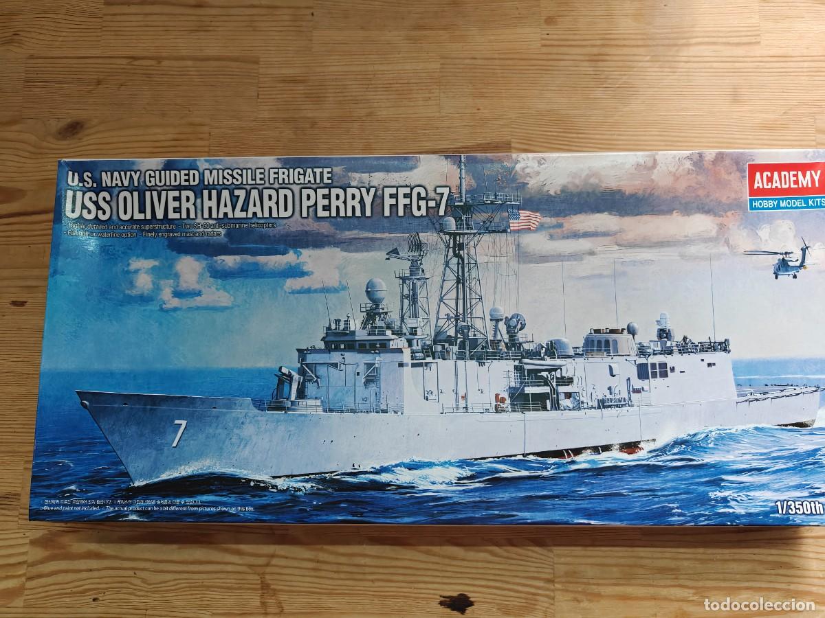 Maquetas: maqueta fragata Oliver hazard perry 1/350