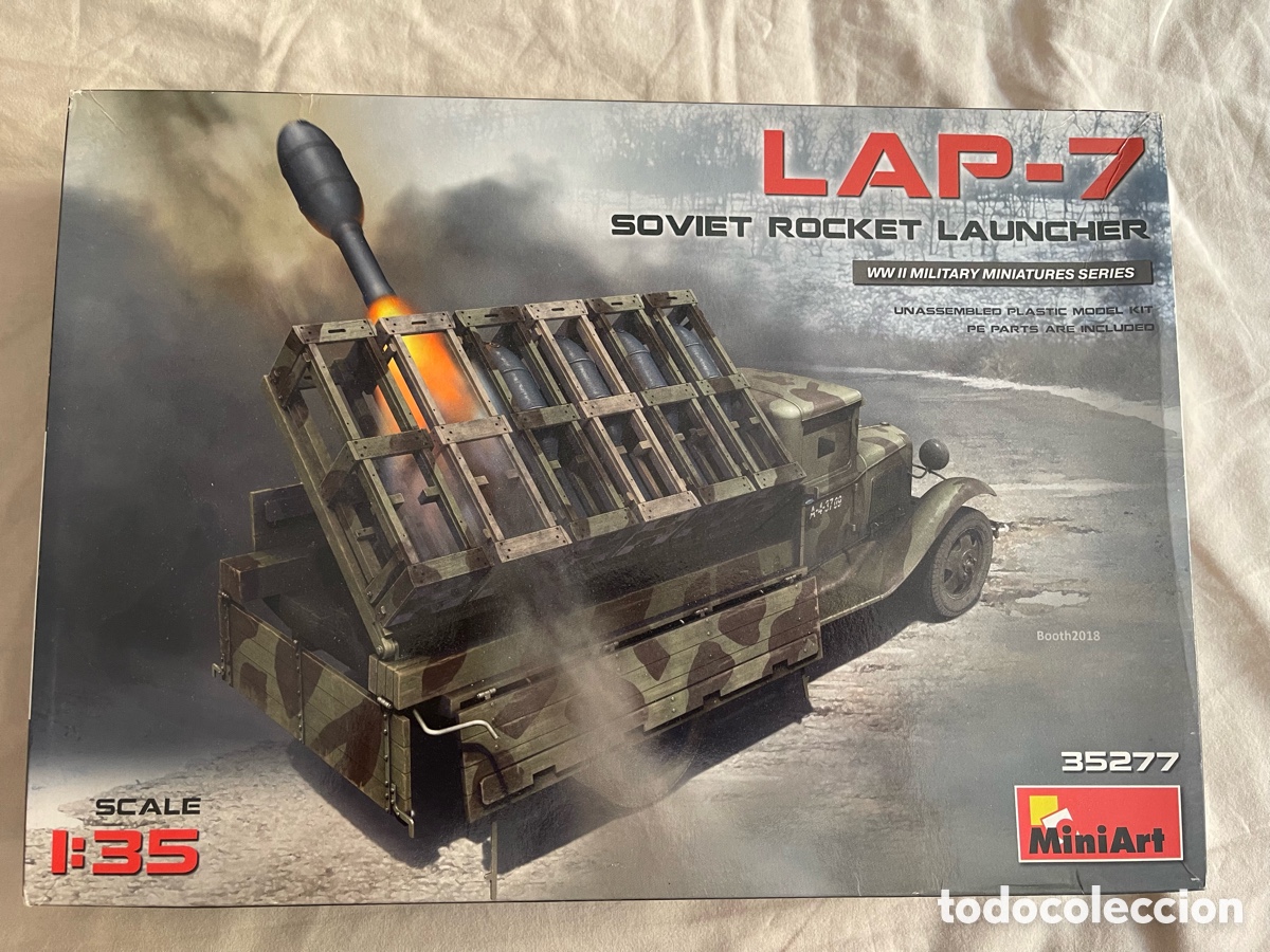 Maquetas: LAP-7 SOVIET ROCKET LAUNCHER 1:35 MINIART 35277 maqueta cami&oacute;n lanzacohetes katyusha carro tanque