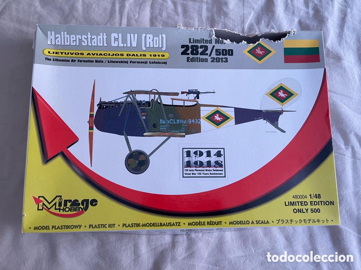 Maquetas: Halberstadt CL.IV 1:48 MIRAGE 480004 maqueta avi&oacute;n WWI biplano