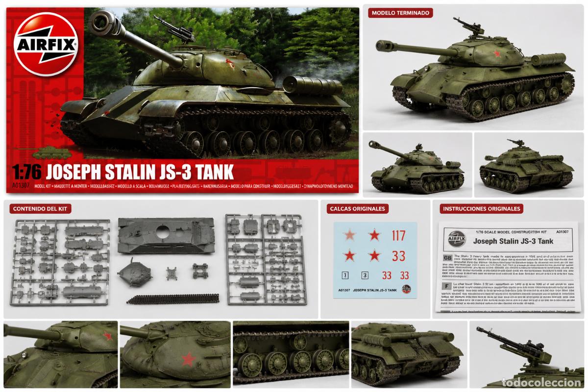 Macchiette: MAQUETA AIRFIX A01307 JOSEPH STALIN JS-3 TANK ESCALA 1/76