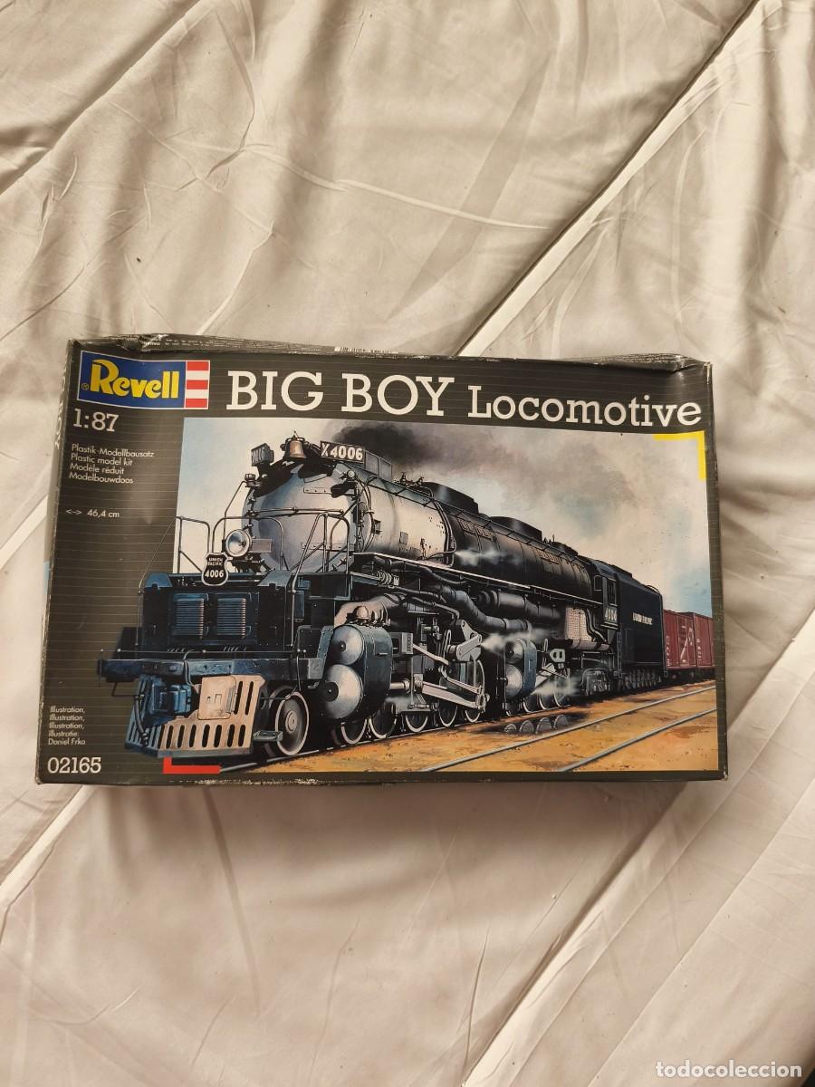 Maquetas: Revell . Big Boy Locomotive . Ref 02165 . 46 cm largo. escala 1:87 (H0). A&ntilde;o 2003 . Caja original