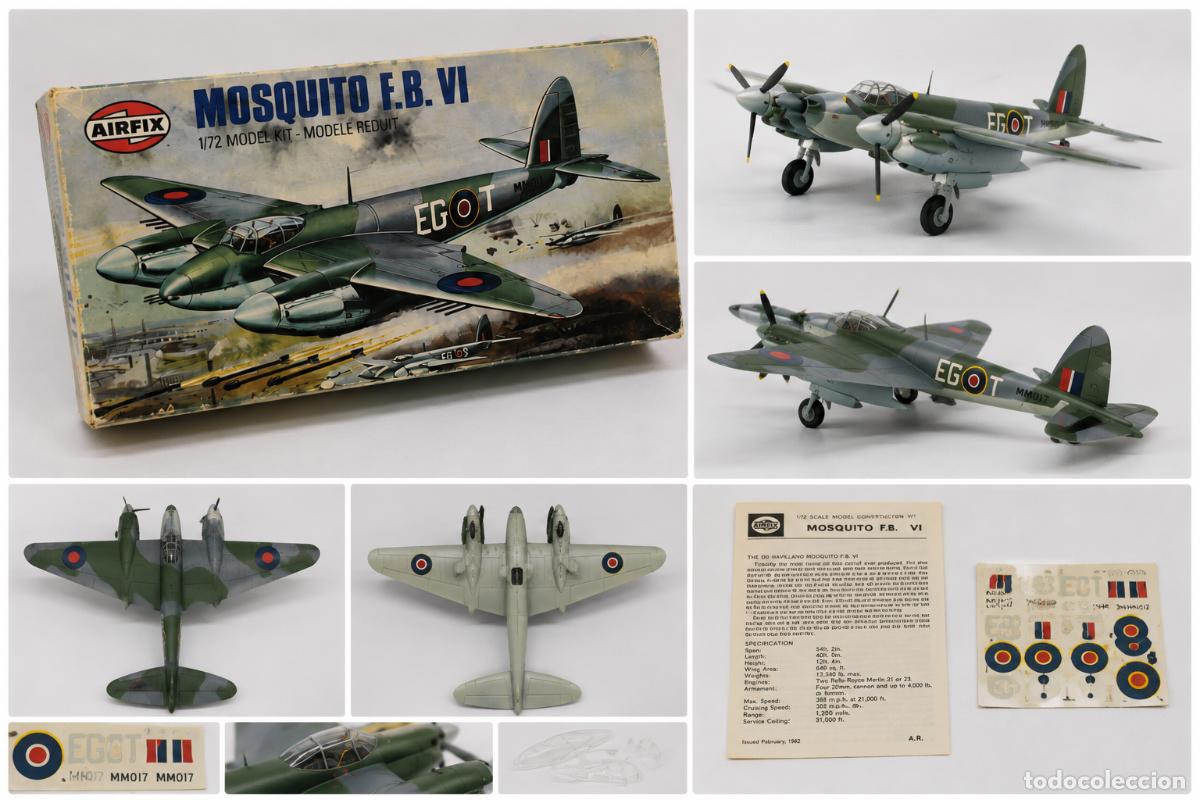 Maquetas: MAQUETA AIRFIX 02001-9 DE HAVILLAND MOSQUITO F.B. VI ESCALA 1/72