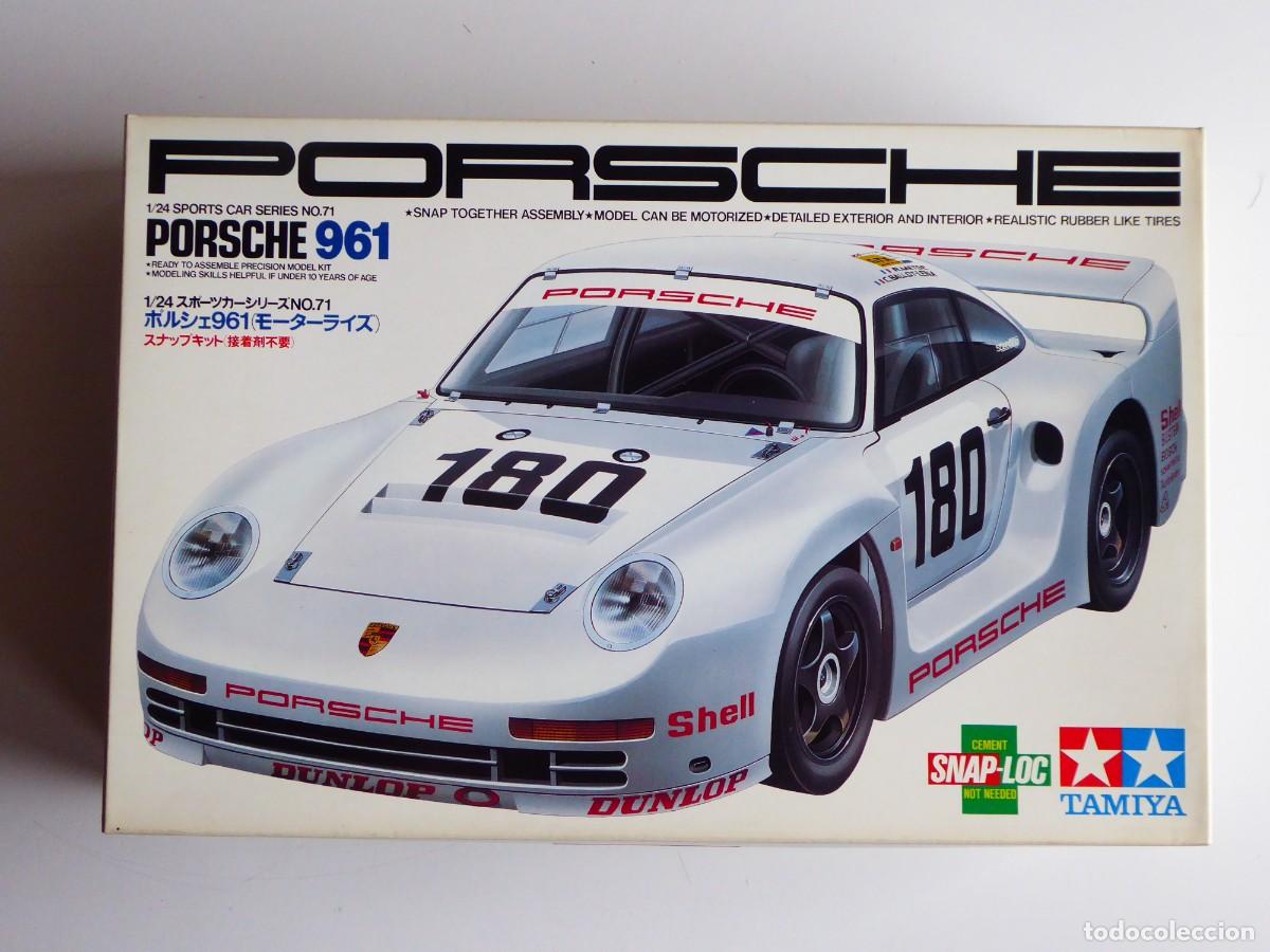 Maquetas: 1/24 Tamiya Porsche 961 #180 GTX 24H Le Mans 1986 Metge Ballot-Lena Snap Loc Motirized System