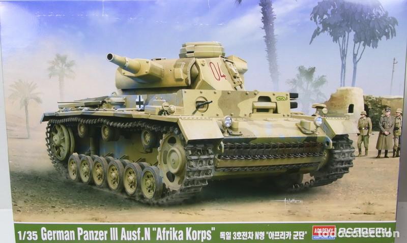 Maquetas: Maqueta carro Panzer III Ausf. N Afrika Korps &ndash; DAK, ref. 13567, 1/35, Academy