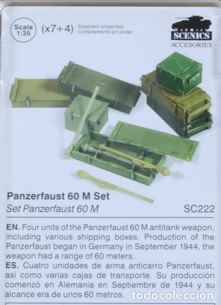 Maquetas: Maqueta accesorios cajas & Panzerfaust 60 M, ref. 30SC222, ref. 12135, 1/35, AV Vallejo