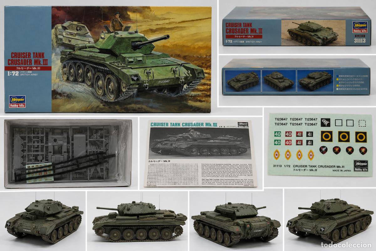 Maquetas: MAQUETA HASEGAWA 31126 CRUISER TANK CRUSADER MK.III ESCALA 1/72