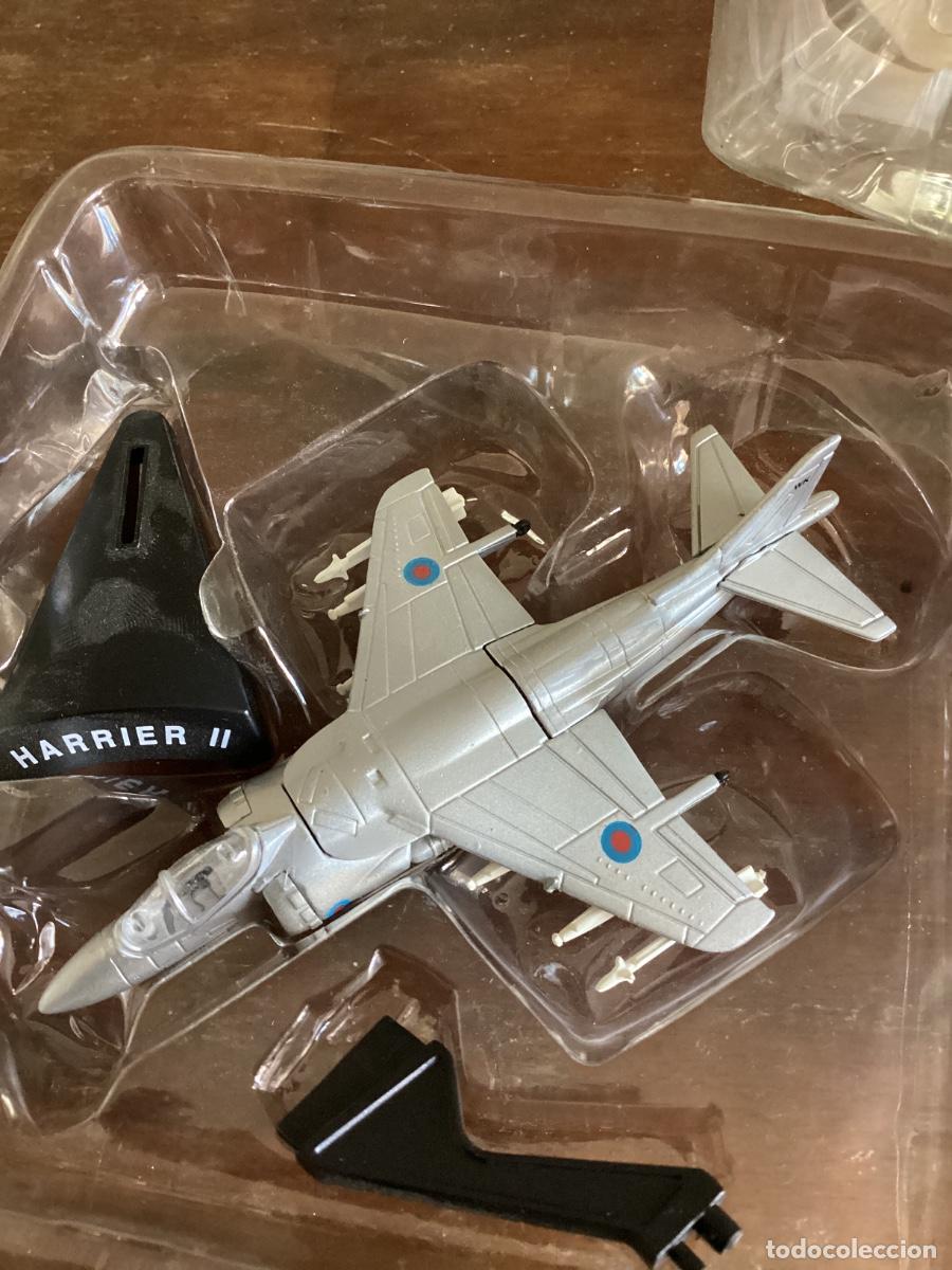 Maquetas: MAQUETA AVION COMBATE METAL HARRIER II. EN BL&Iacute;STER.