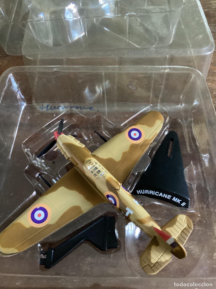 Maquetas: MAQUETA AVION COMBATE METAL HURRICANE MK II. EN BL&Iacute;STER.