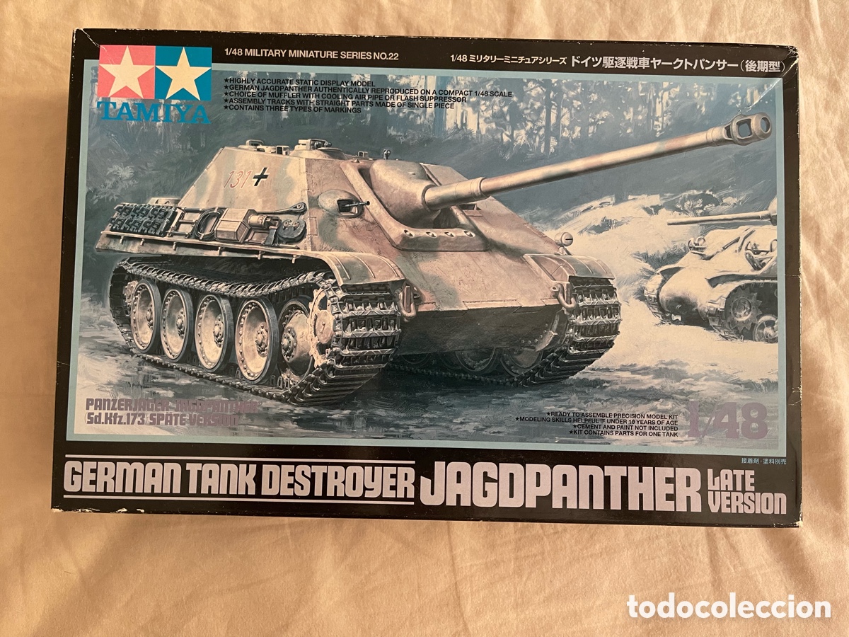 Maquetas: German Tank Destroyer JAGDPANTHER Late 1:48 32522 maqueta carro tanque