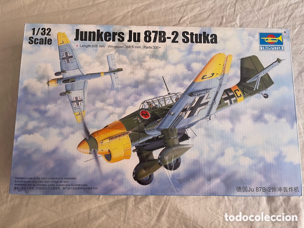 Maquetas: Junkers Ju-87 B STUKA 1:32 TRUMPETER 03214 maqueta avi&oacute;n
