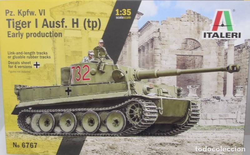 Maquetas: Maqueta carro Panzer VI Tiger I Ausf. H (Tp) early production, ref. 6767, 1/35, Italeri