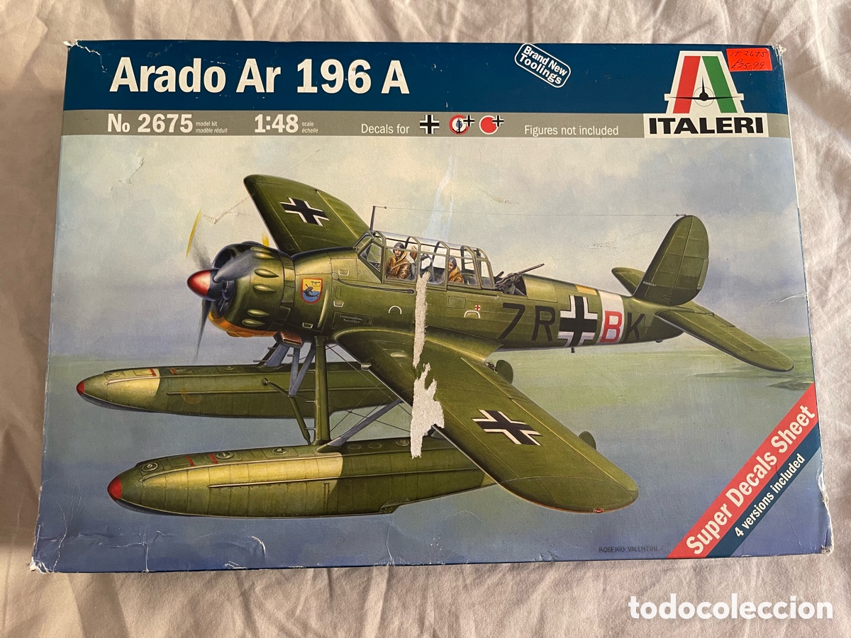 Maquetas: Arado Ar 196 A 1:48 ITALERI 2675 maqueta avi&oacute;n hidroavi&oacute;n