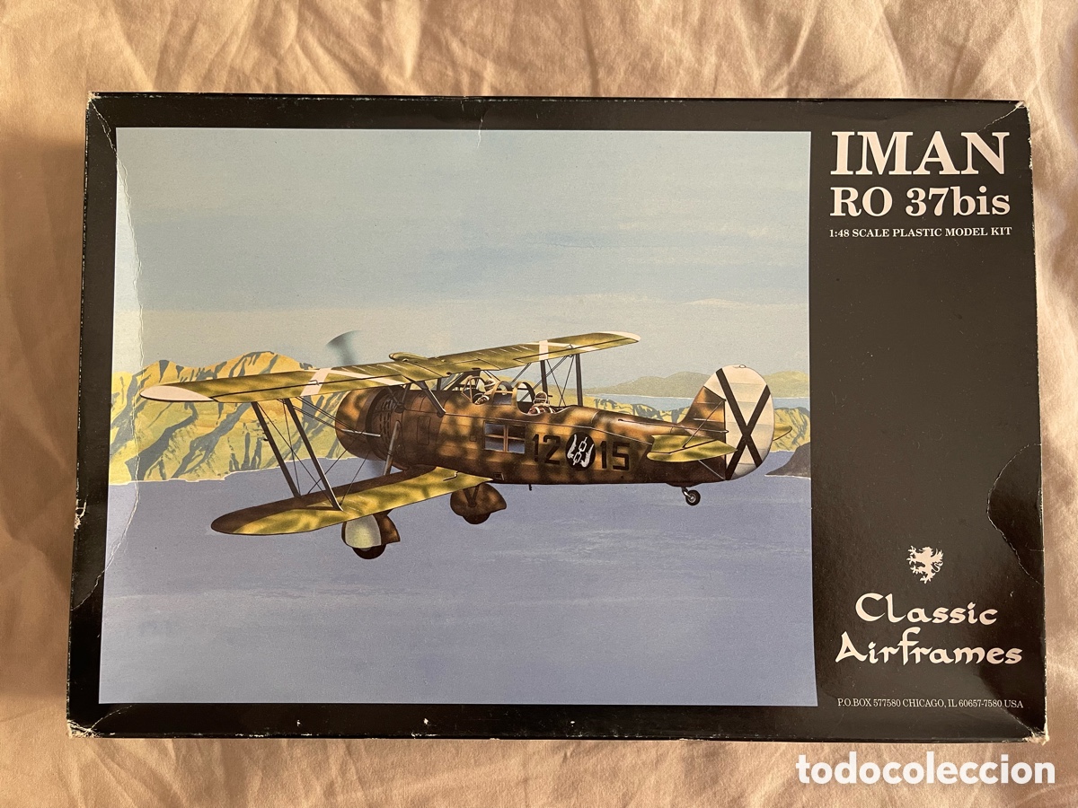 Maquetas: IM&Aacute;N Ro 37 Bis calcas espa&ntilde;olas 1:48 Classic airframes maqueta avi&oacute;n guerra civil