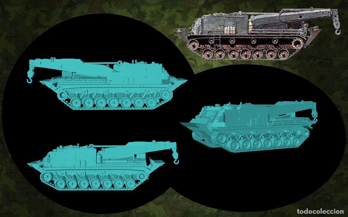 Maquetas: Maqueta para montar y pintar - Veh&iacute;culo militar . M51 heavy recovery - 1/72