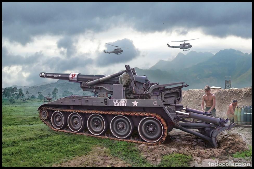 Maquetas: Maqueta para montar y pintar - Veh&iacute;culo militar . M110 Self Propelled Howitzer - 1/72