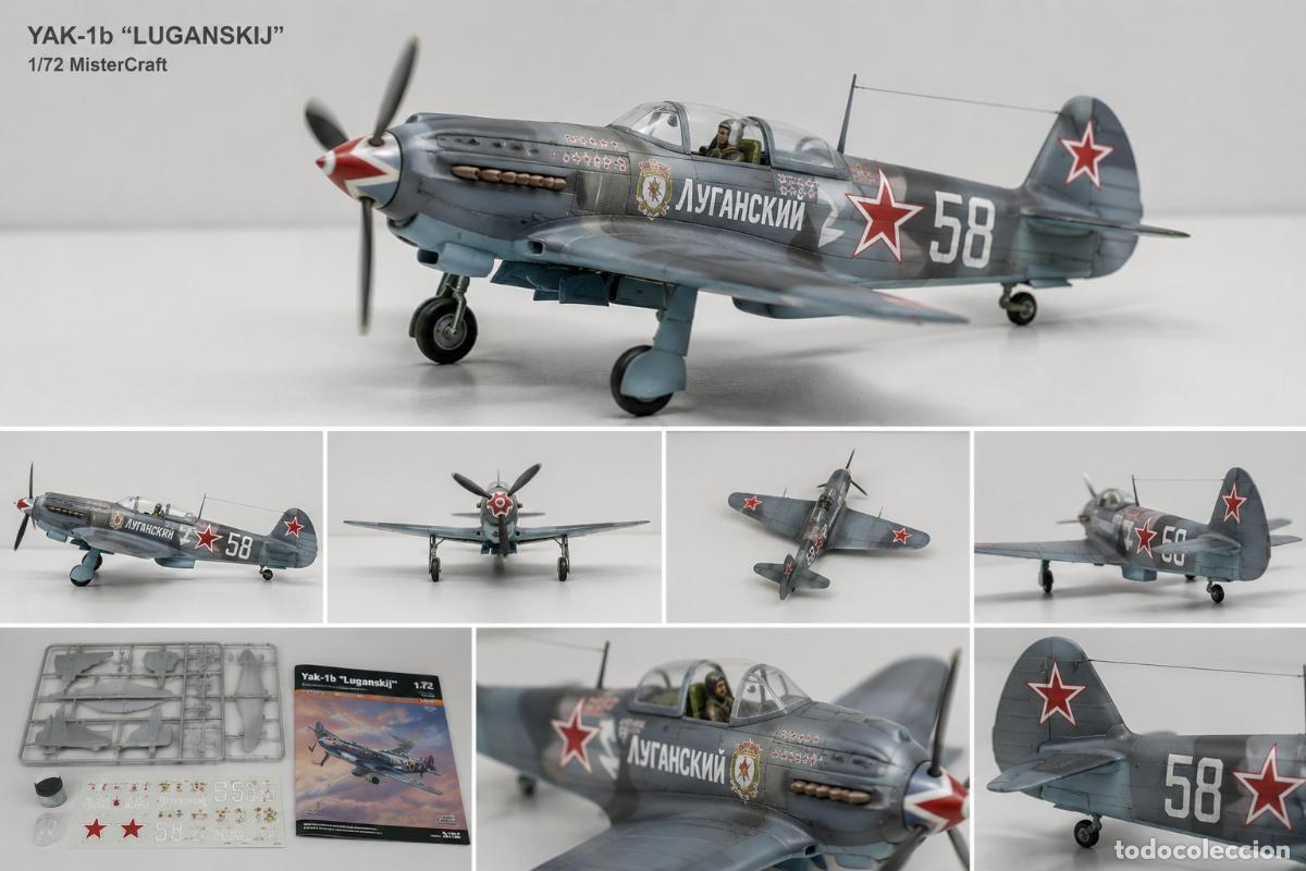 Maquetas: MAQUETA MISTER CRAFT B-17 YAK-1B LUGANSKIJ A ESCALA 1/72