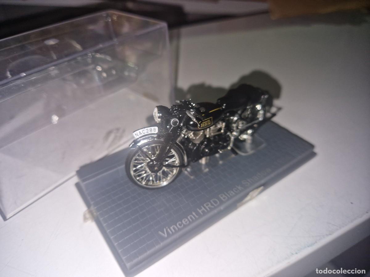 Maquetas: MAQUETA DE MOTO , VINCENT HRD BLACK SHADOW 1954 1/24