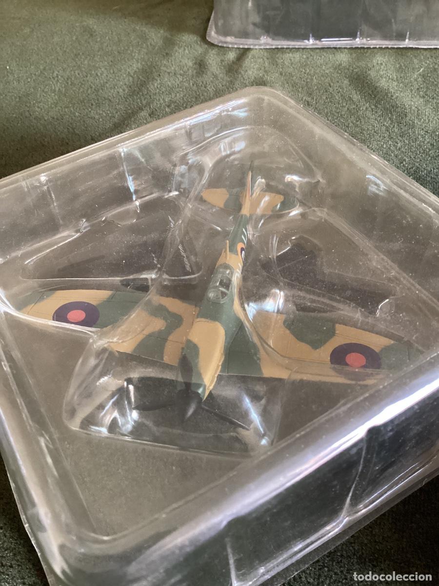 Maquetas: MAQUETA AVI&Oacute;N METAL SPITFIRE MKII. EN SU BL&Iacute;STER.