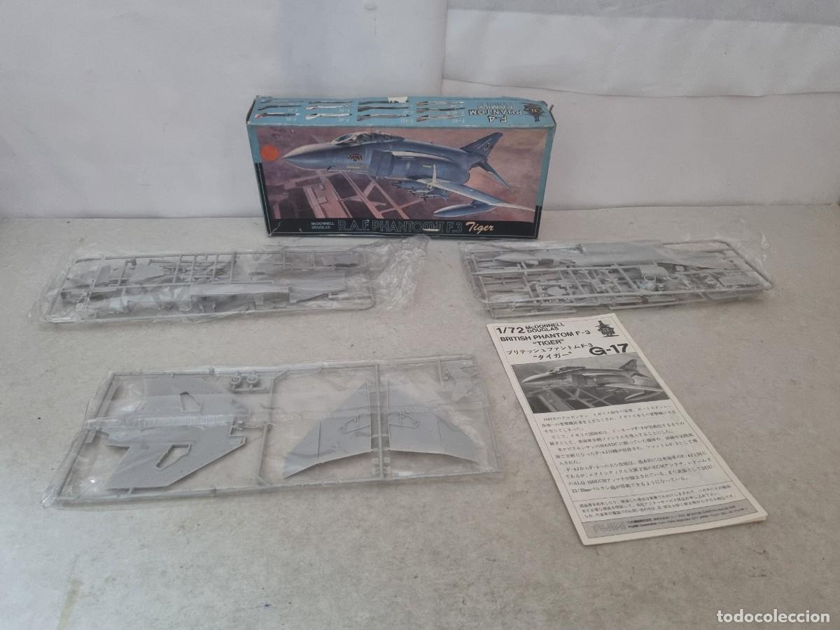 Maquetas: Maqueta de avion Mcdonnell Dougles R.A.F Phsntom-II F.3 Tiger escala 1:72