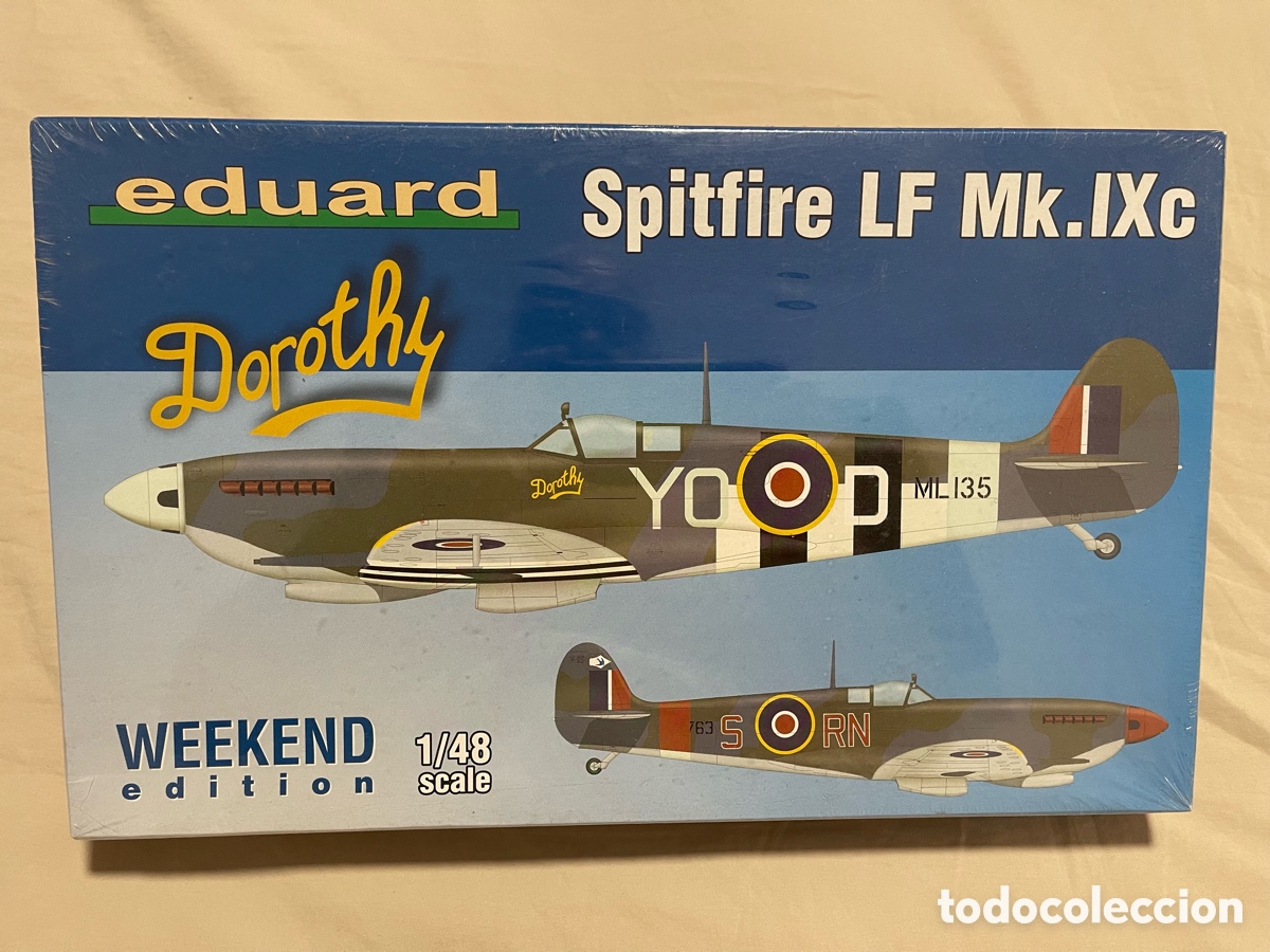 Maquetas: SPITFIRE LF Mk.IXc 1:48 EDUARD 84151 maqueta avi&oacute;n
