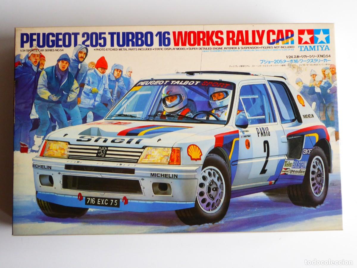 Maquetas: 1/24 Tamiya Peugeot 205 Turbo 16 Works Rally Car Akropolis Monte Carlo Vatanen