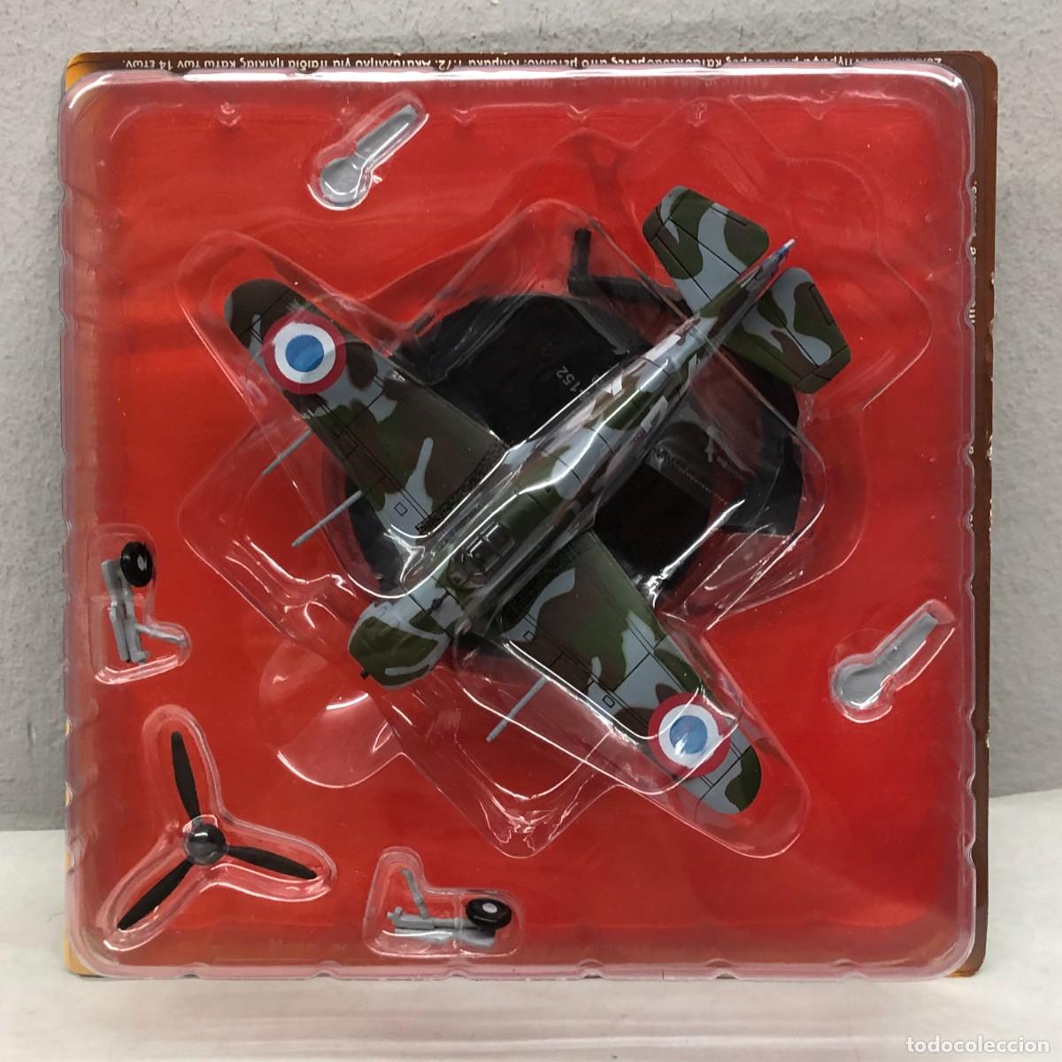 Maquetas: AVI&Oacute;N DE COMBATE - R&Eacute;PLICA DE PLOMO - BLOCH MB-152 - FRANCE - SEGUNDA GUERRA MUNDIAL / 861