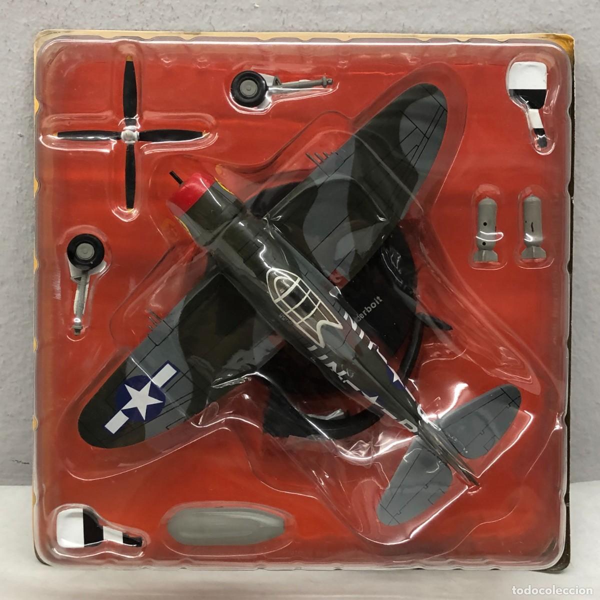 Maquetas: AVI&Oacute;N DE COMBATE - R&Eacute;PLICA DE PLOMO - P-47D THUNDERBOLT - USA - SEGUNDA GUERRA MUNDIAL / 862
