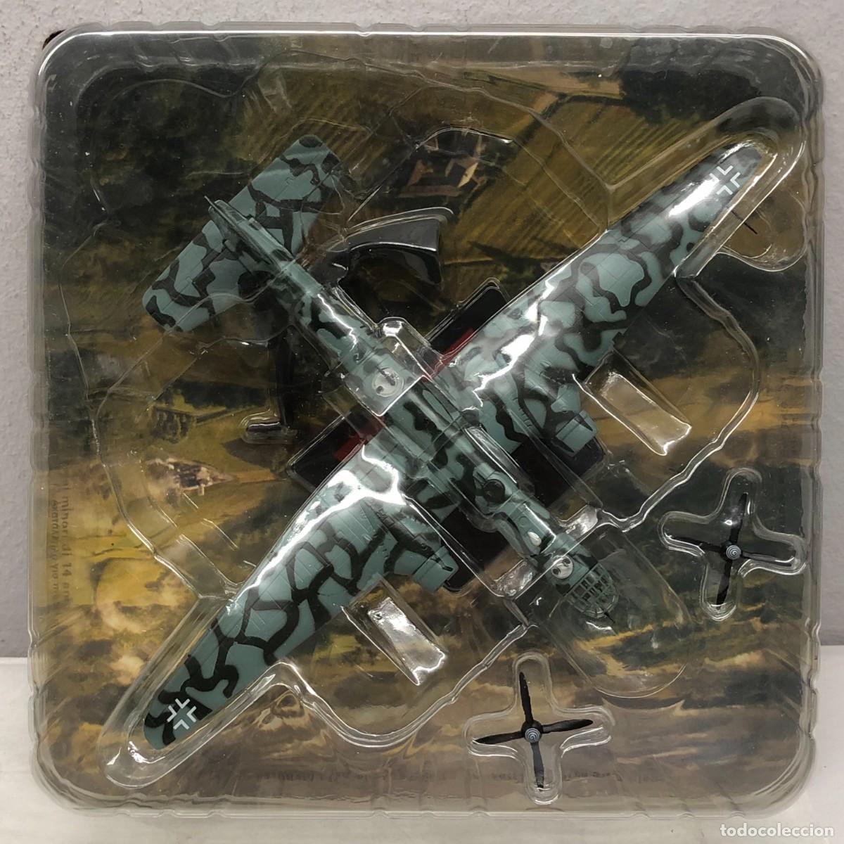 Maquetas: AVI&Oacute;N DE COMBATE - R&Eacute;PLICA DE PLOMO - HEINKEL HE 177 A-5 GREIF - GERMANY - IIWW / 875