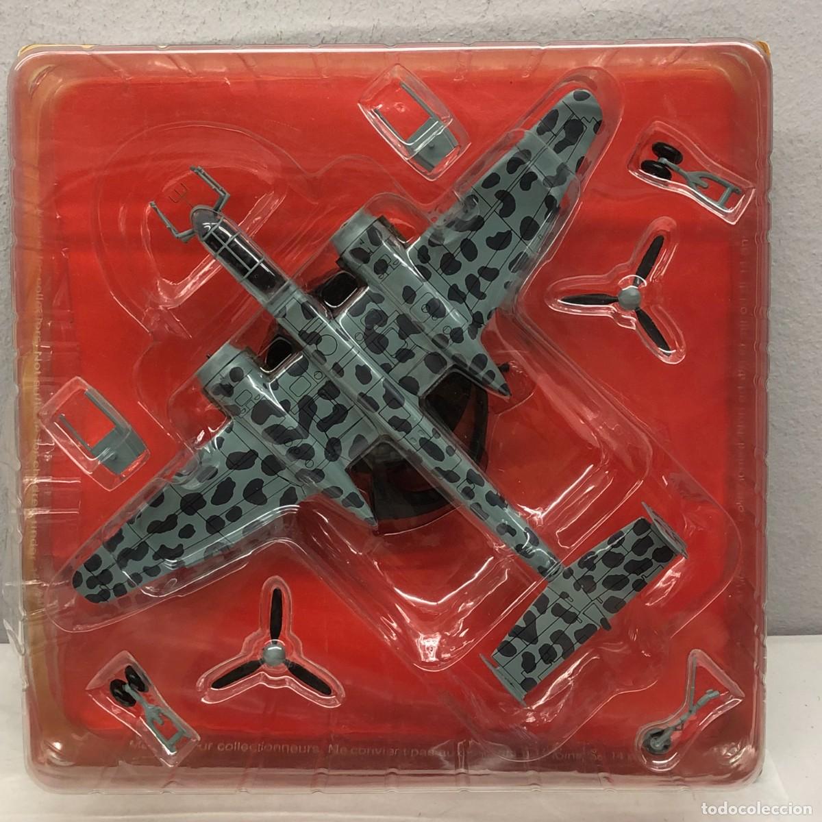 Maquetas: AVI&Oacute;N DE COMBATE - R&Eacute;PLICA DE PLOMO - HEINKEL HE 219A-0 UHU - GERMANY - SEGUNDA GUERRA MUNDIAL / 879