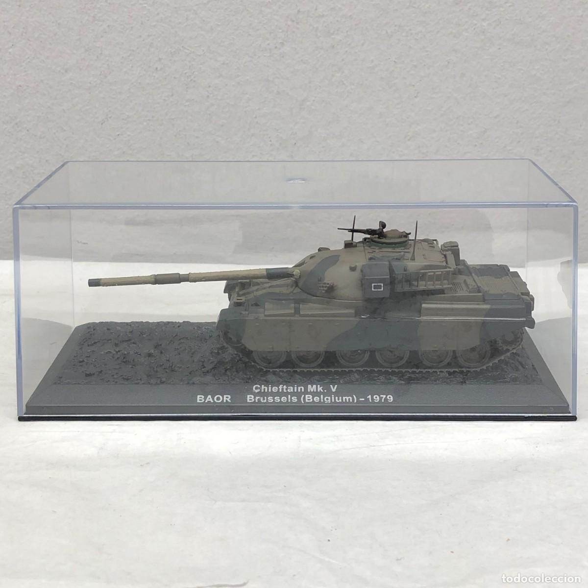 Maquetas: TANQUE EN MINIATURA - MAQUETA MILITAR - CHIEFTAIN MK. V - BAOR - BRUSSELS (BELGIUM) - 1979 / 886