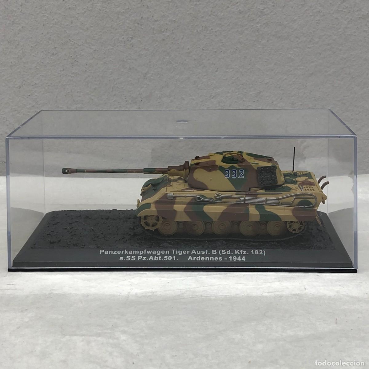 Maquetas: TANQUE EN MINIATURA - PANZERKAMPFWAGEN TIGER AUSF. B (SD. KFZ. 182) - ARDENNES - 1944 / 890