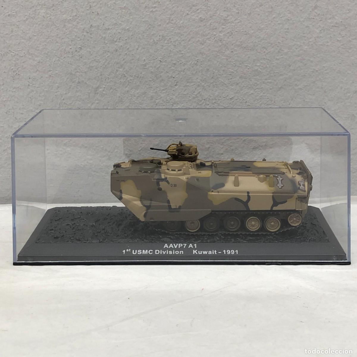 Maquetas: TANQUE EN MINIATURA - MAQUETA MILITAR - AAVP7 A1 - 1ST USMC DIVISION - KUWAIT - 1991 / 891