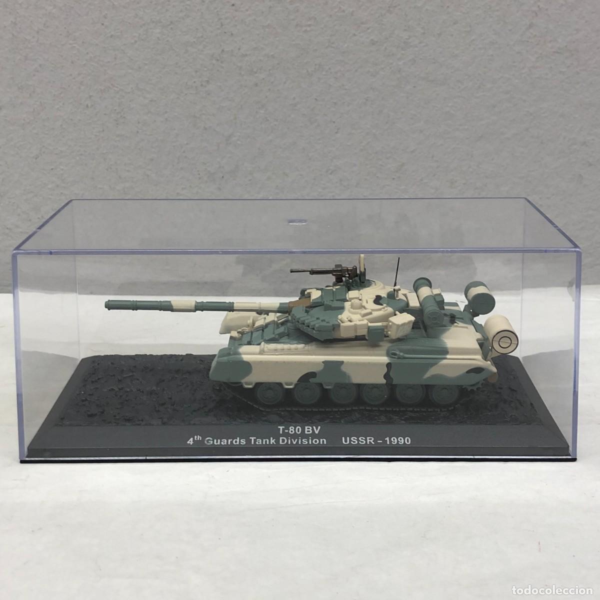 Maquetas: TANQUE EN MINIATURA - MAQUETA MILITAR - T-80 BC - 4TH GUARDS TANK DIVISION - USSR - 1990 / 894