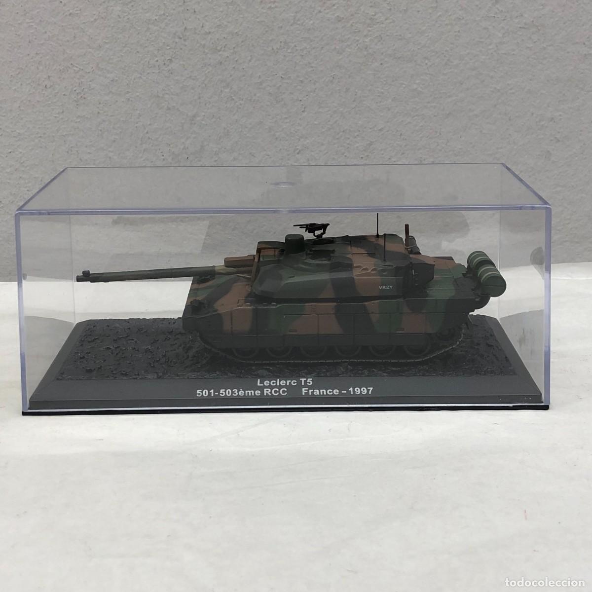 Maquetas: TANQUE EN MINIATURA - MAQUETA MILITAR - LECLERC T5 - 501-503&Egrave;ME RCC - FRANCE - 1997 / 896