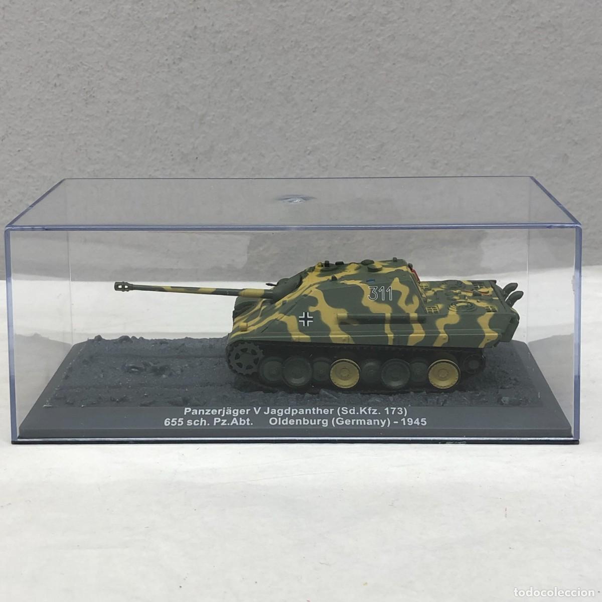 Maquetas: TANQUE EN MINIATURA - PANZERJ&Auml;GER V JAGDPANTHER (SD.KFZ. 173) -655 SCH. PZ.ABT -GERMANY - 1945 / 897