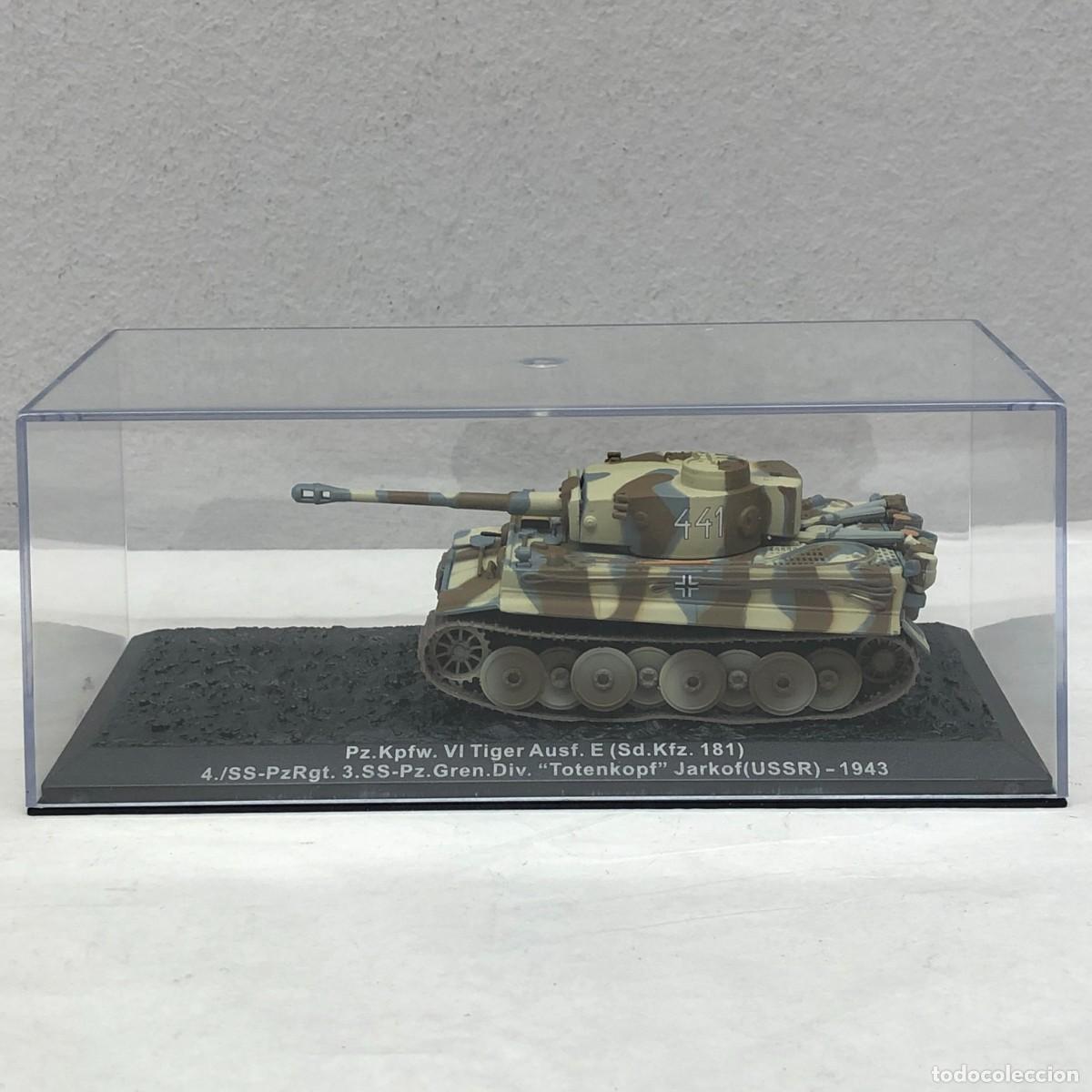 Maquetas: TANQUE EN MINIATURA - PZ-KPFW. VI TIGER AUSF. E (SD.KFZ. 181) -&rdquo;TOTENKOPF&rdquo; JARKOF (USSR) -1943 / 898