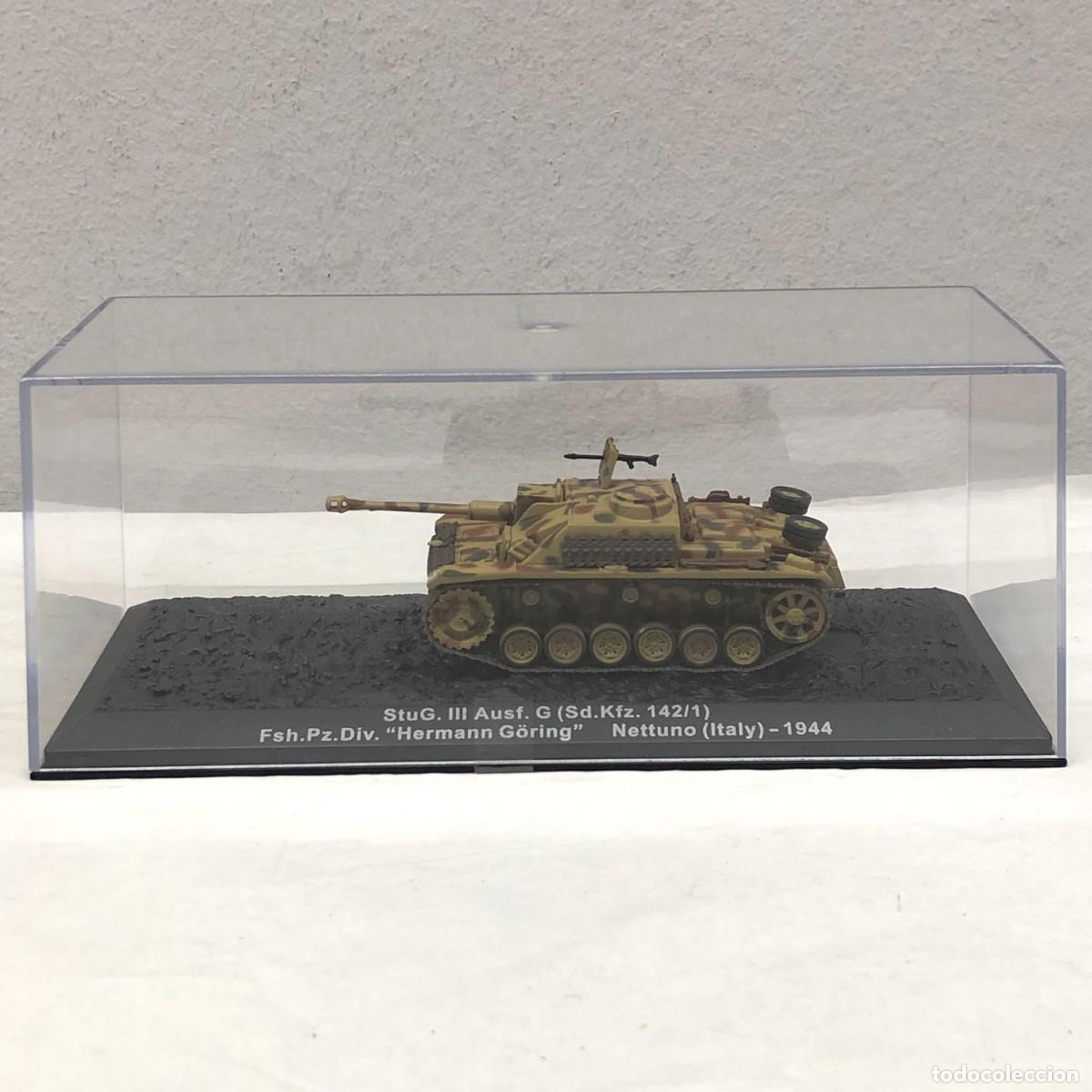 Maquetas: TANQUE EN MINIATURA - STUG. III AUSF. G (SD.KFZ. 142/1) - FSH.PZ.DIV. - NETTUNO (ITALY) - 1944 / 900