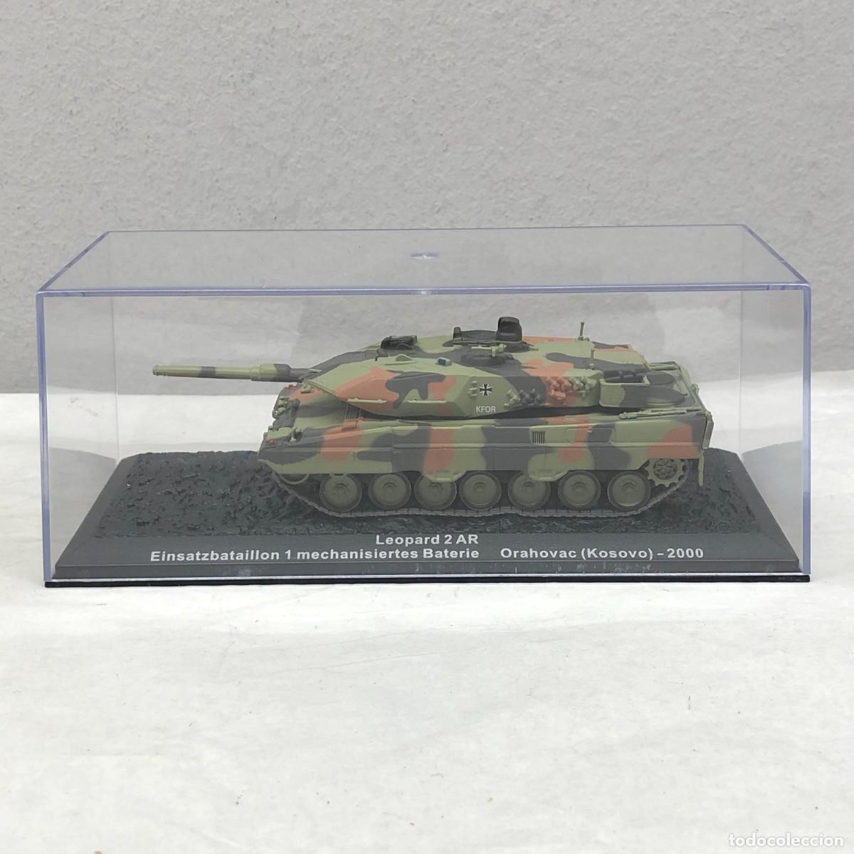 Maquetas: TANQUE EN MINIATURA - LEOPARD 2AR - EINSATZBATAILLON 1 MECHANISIERTES BATERIE - KOSOVO - 2000 / 901