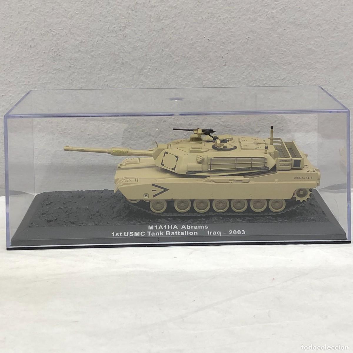 Maquetas: TANQUE EN MINIATURA - MAQUETA MILITAR - M1A1HA ABRAMS - 1ST USMC TANK BATTALION - IRAQ - 2003 / 905