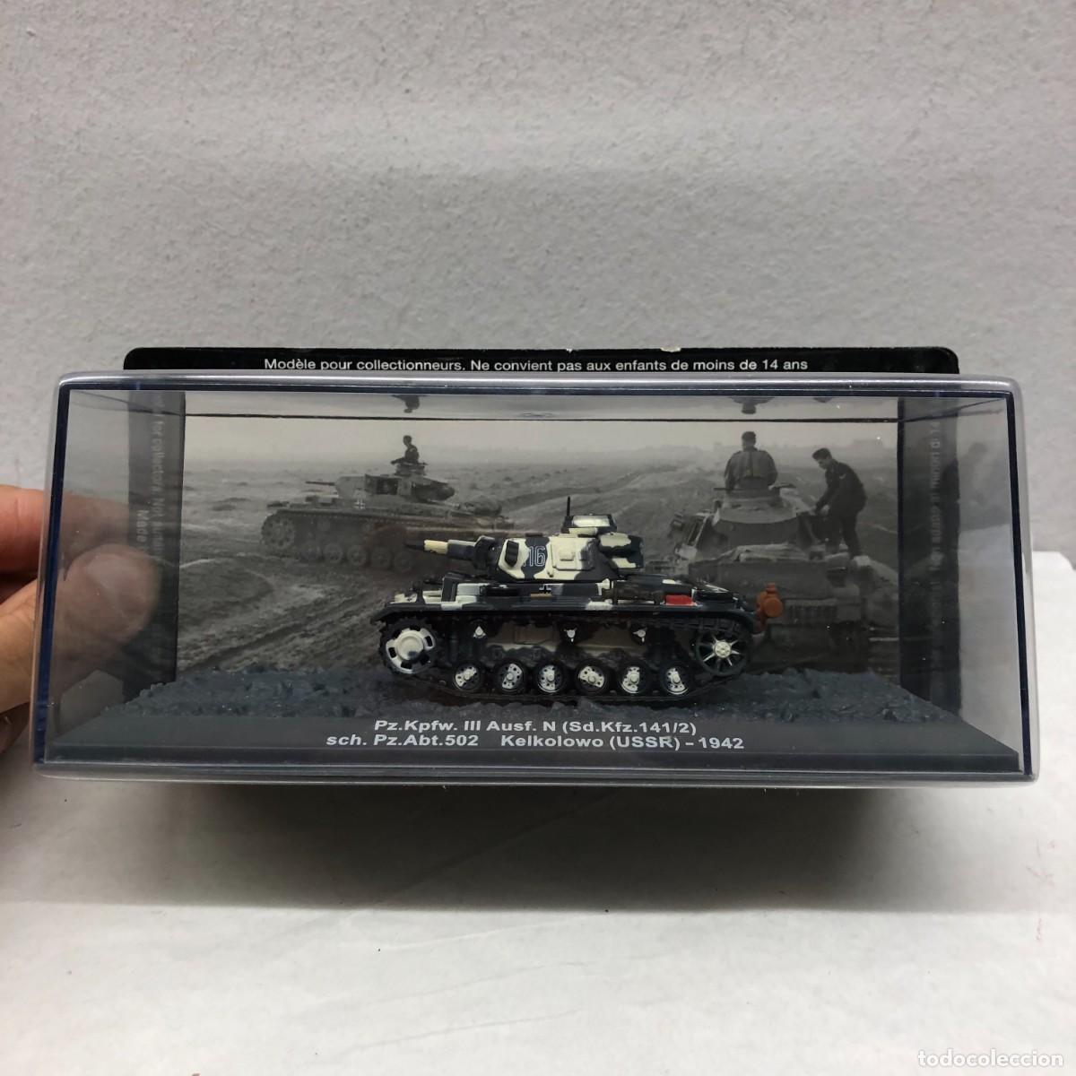 Maquetas: TANQUE EN MINIATURA - PZ.KPFW. III AUSF. N (SD.KFZ.141/2) - SCH. PZ.ABT.502 - USSR - 1942 / 943
