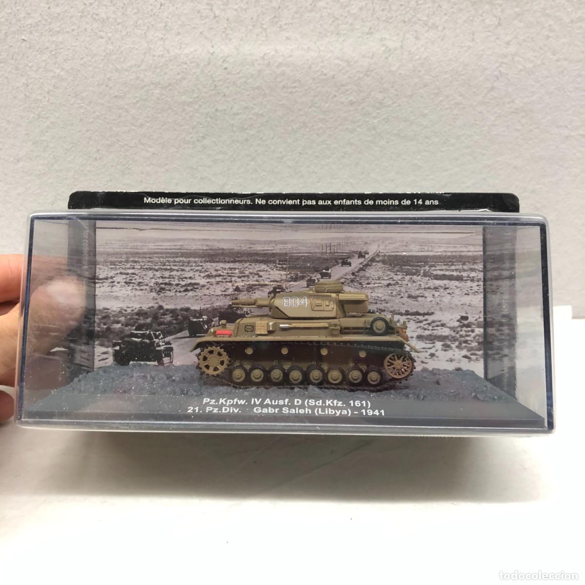 Maquetas: TANQUE EN MINIATURA - PZ.KPFW. IV AUSF. D (SD.KFZ. 161) - 21. PZ.DIV. -GABR SALEH (LIBYA) 1941 / 945