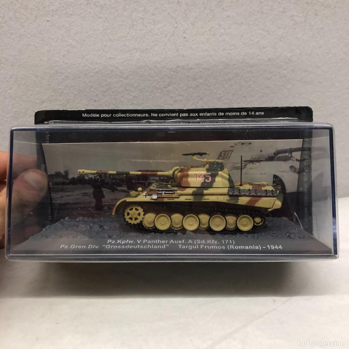 Maquetas: TANQUE EN MINIATURA - PZ.KPFW. V PANTHER AUSF. A (SD.KFZ. 171) - TARGUL FRUMOS (ROMANIA) -1944 / 951